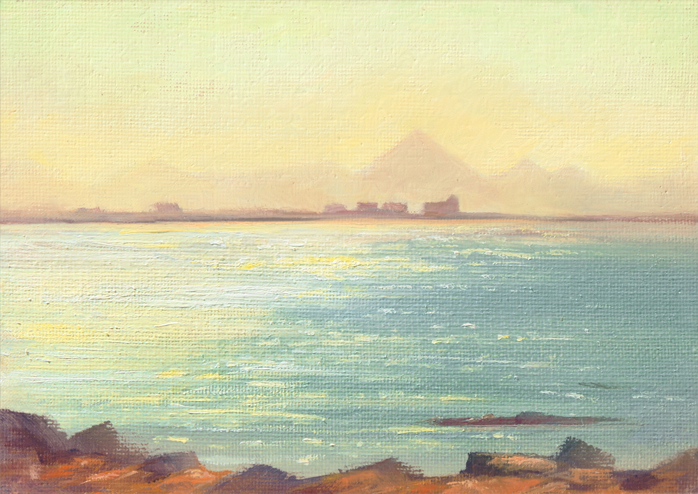 Keilir from Ægisíða - Plein Air