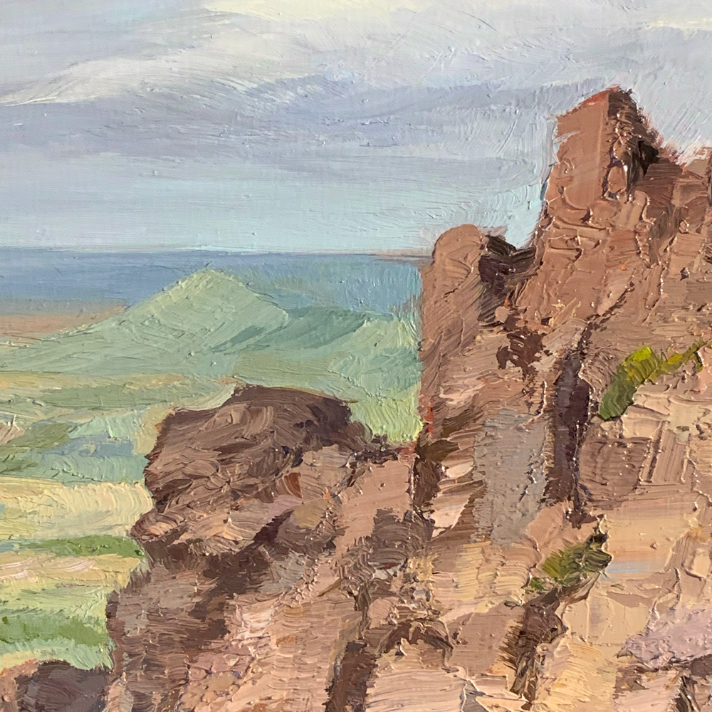 Strolling through the lava channel