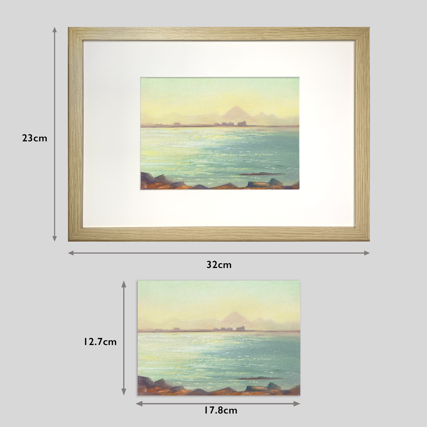 Keilir séður frá Ægissíðu - Plein Air