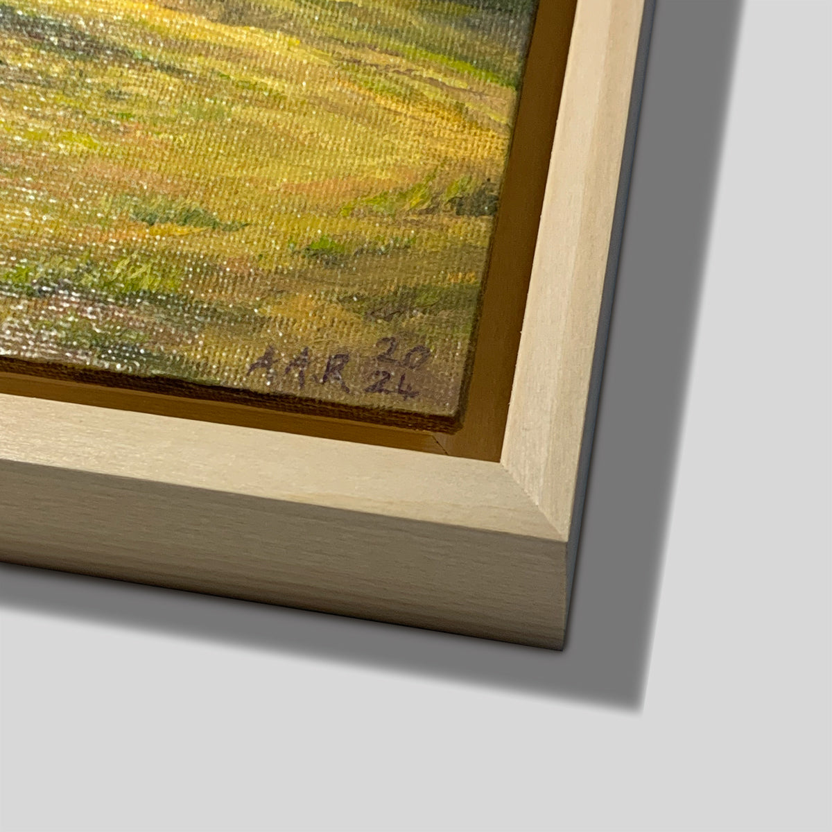 Kvöldsól yfir Sveinshúsi