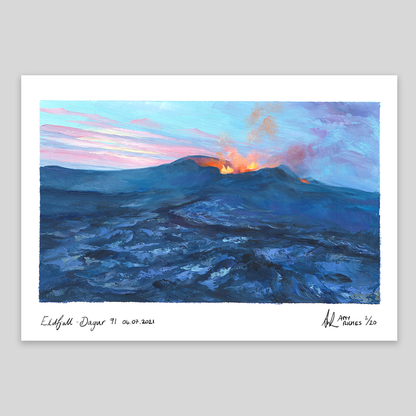 Sea of Lava - Duo print set