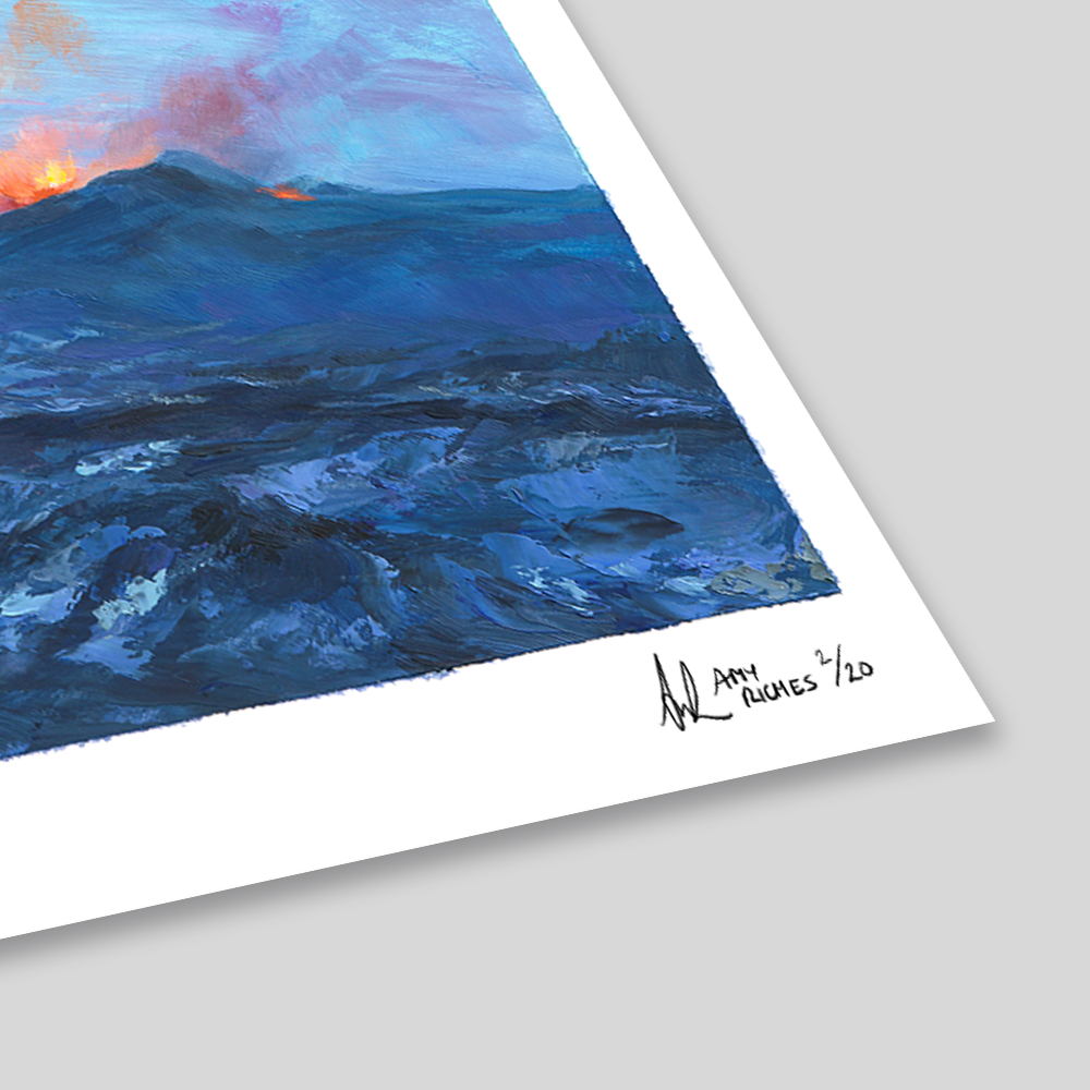 Sea of Lava - Duo print set