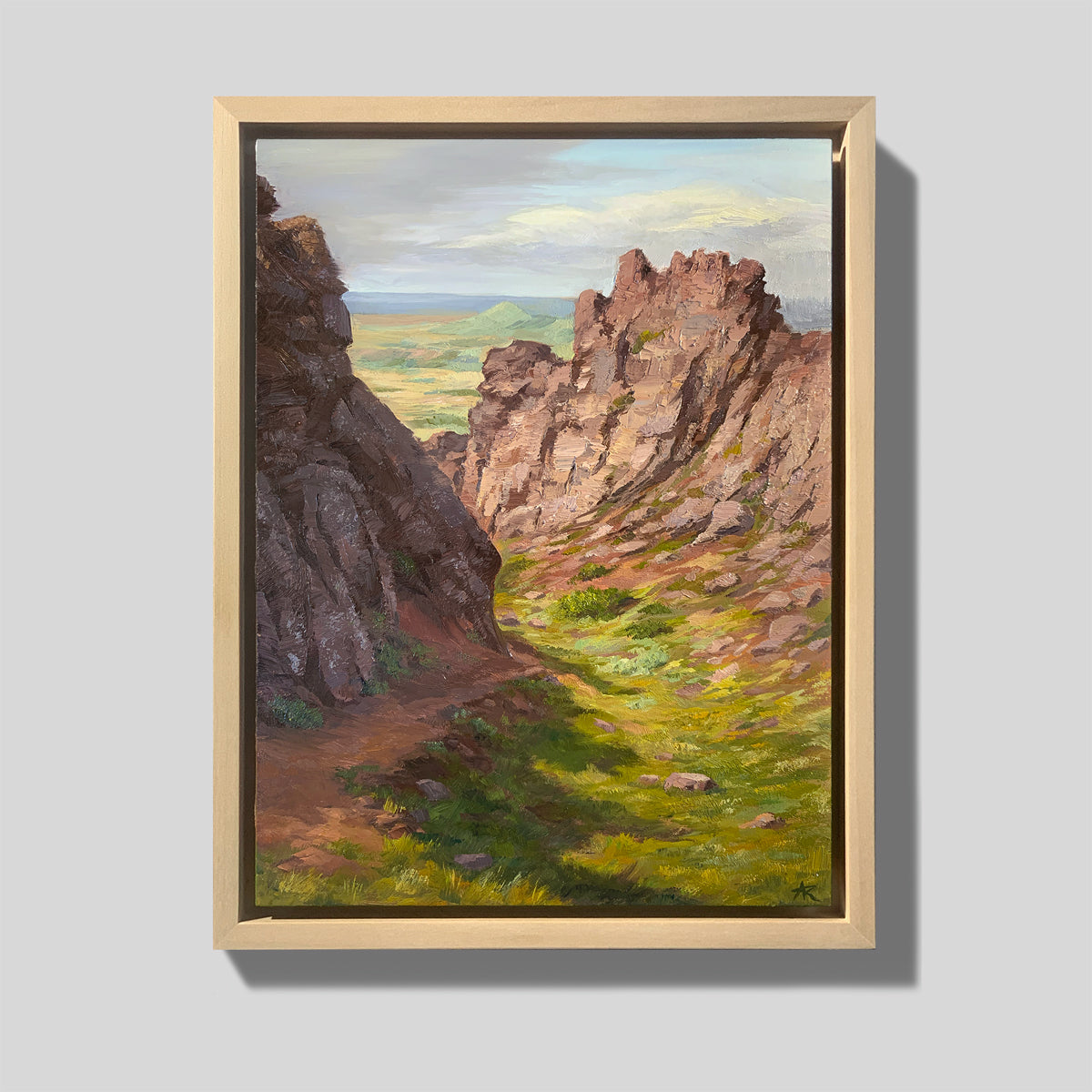 Strolling through the lava channel