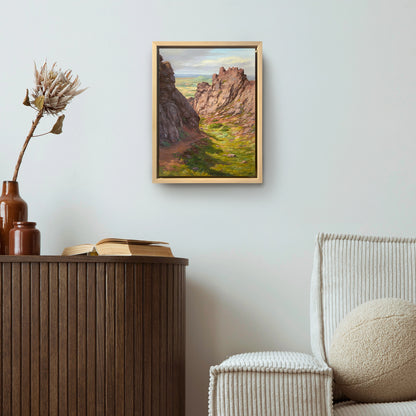 Strolling through the lava channel