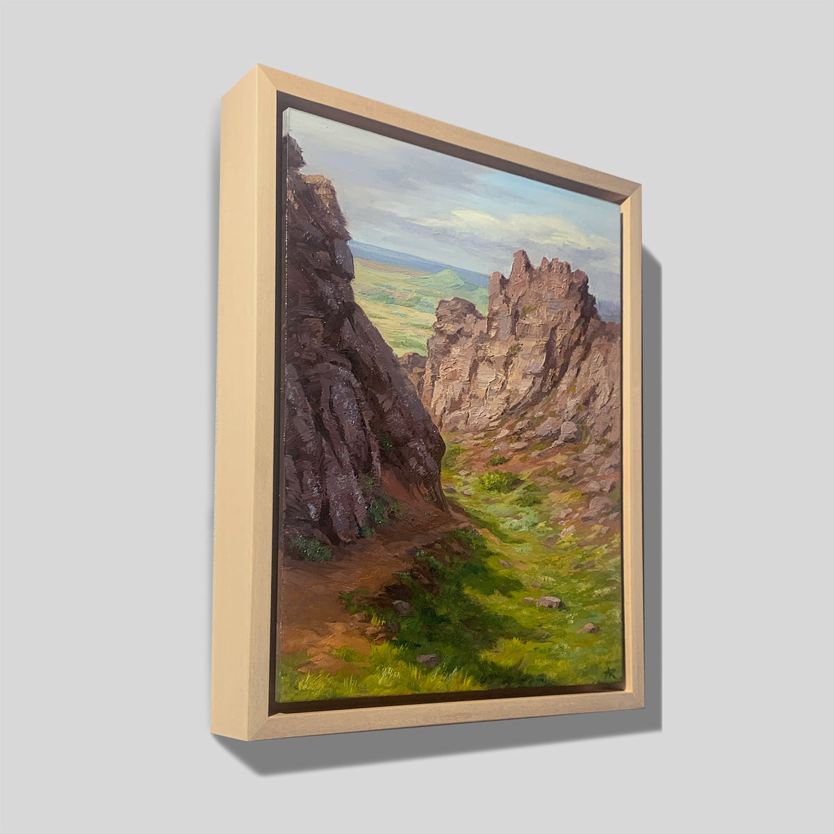 Strolling through the lava channel